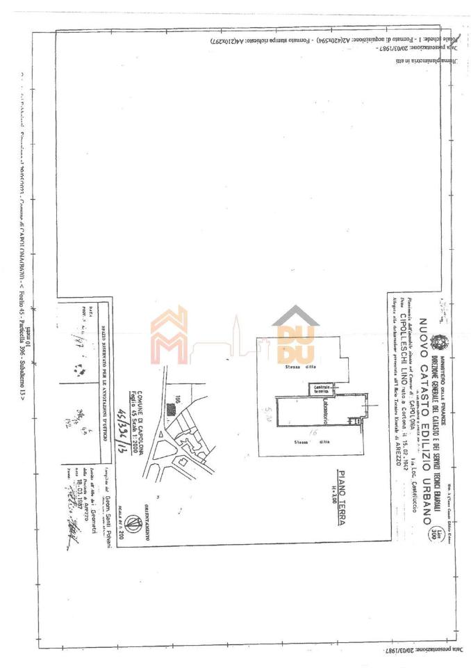 Laboratorio in Arezzo Castelluccio, Capolona, {3} - Planimetria 1