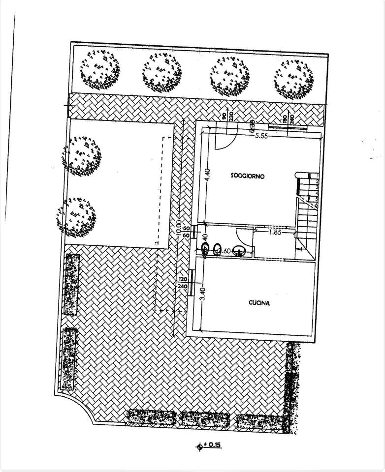 Reihenhaus in Via Musciana, Montopoli in Val d'Arno - Grundriss 1