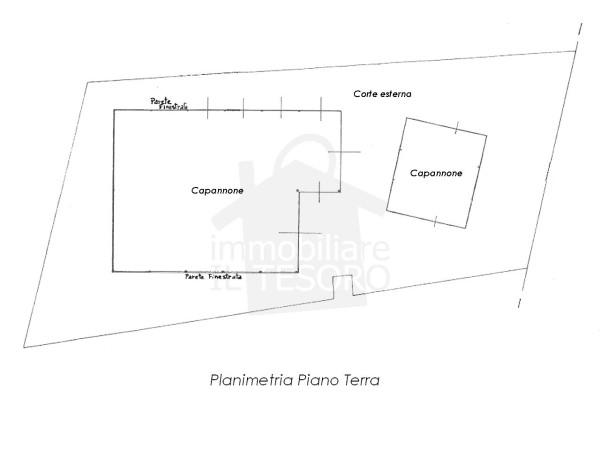 Capannone in Via Santa Maria del Piano di Sotto 99, Montescudo-Monte Colombo, {3} - Planimetria 1