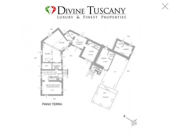 Podere - Tenuta in Strada Provinciale di Val d'Orcia, Pienza, {3} - Planimetria 1