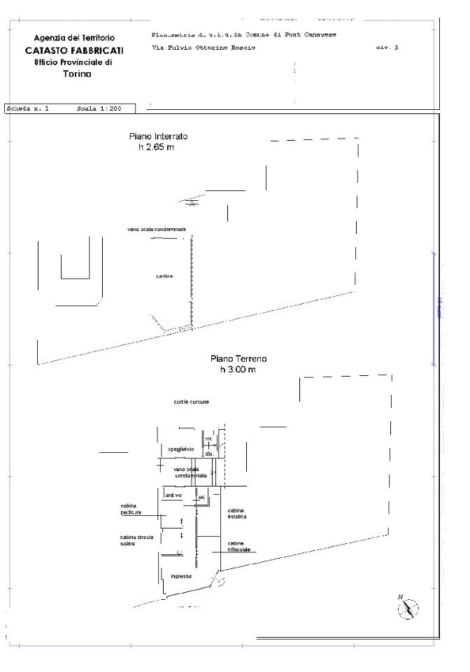 Esercizio commerciale in Via Roscio 3, Pont Canavese, {3} - Planimetria 1