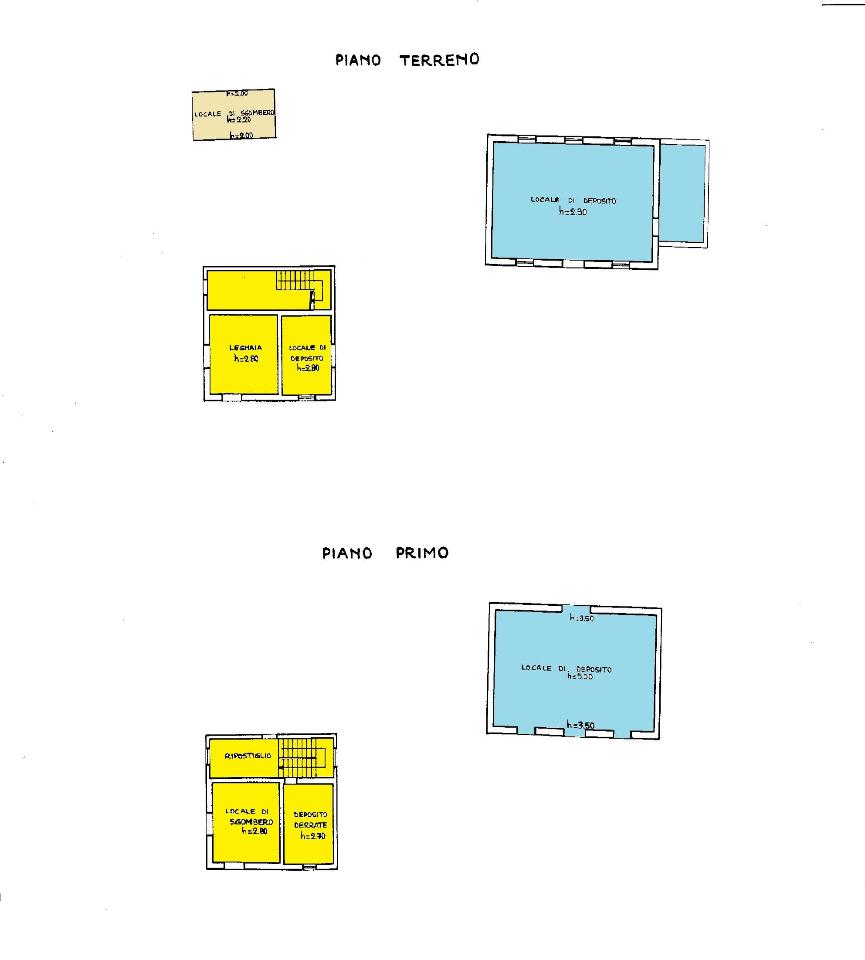 Magazzino in , Cartosio, {3} - Planimetria 1