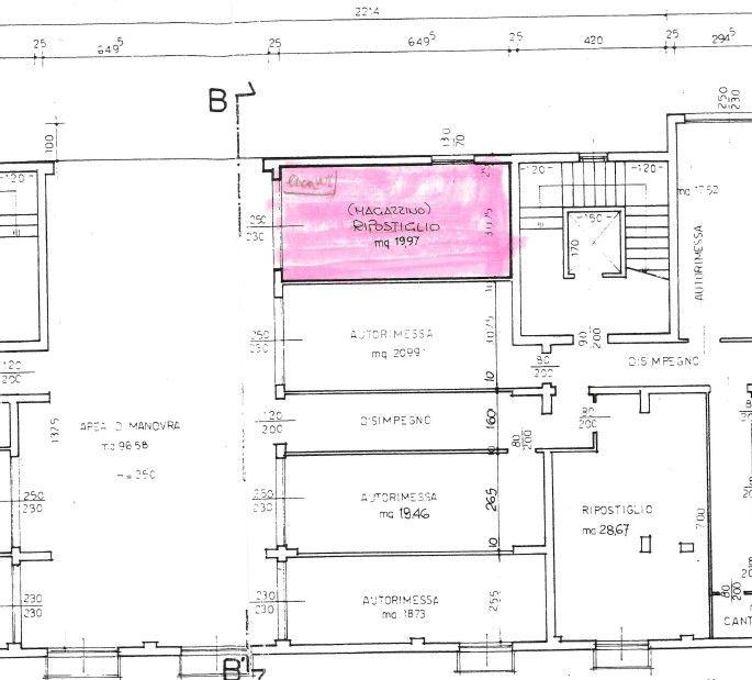 Negozio in Via Filippo Turati 35/B/C, Quattro Castella, {3} - Planimetria 1