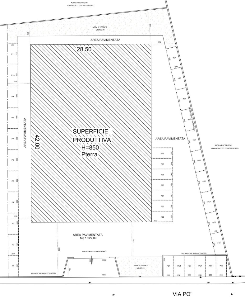 Capannone in Via Po, Marnate, {3} - Planimetria 1