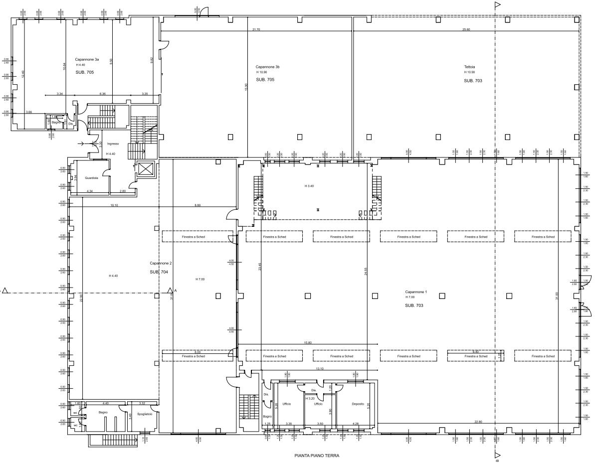 Capannone in Via Valera, Rho, {3} - Planimetria 1
