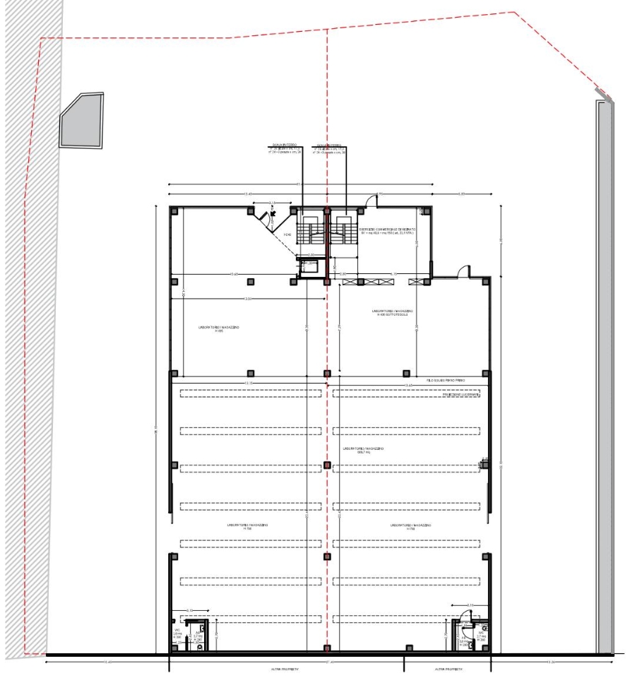 Capannone in Via Europa, Pregnana Milanese, {3} - Planimetria 1