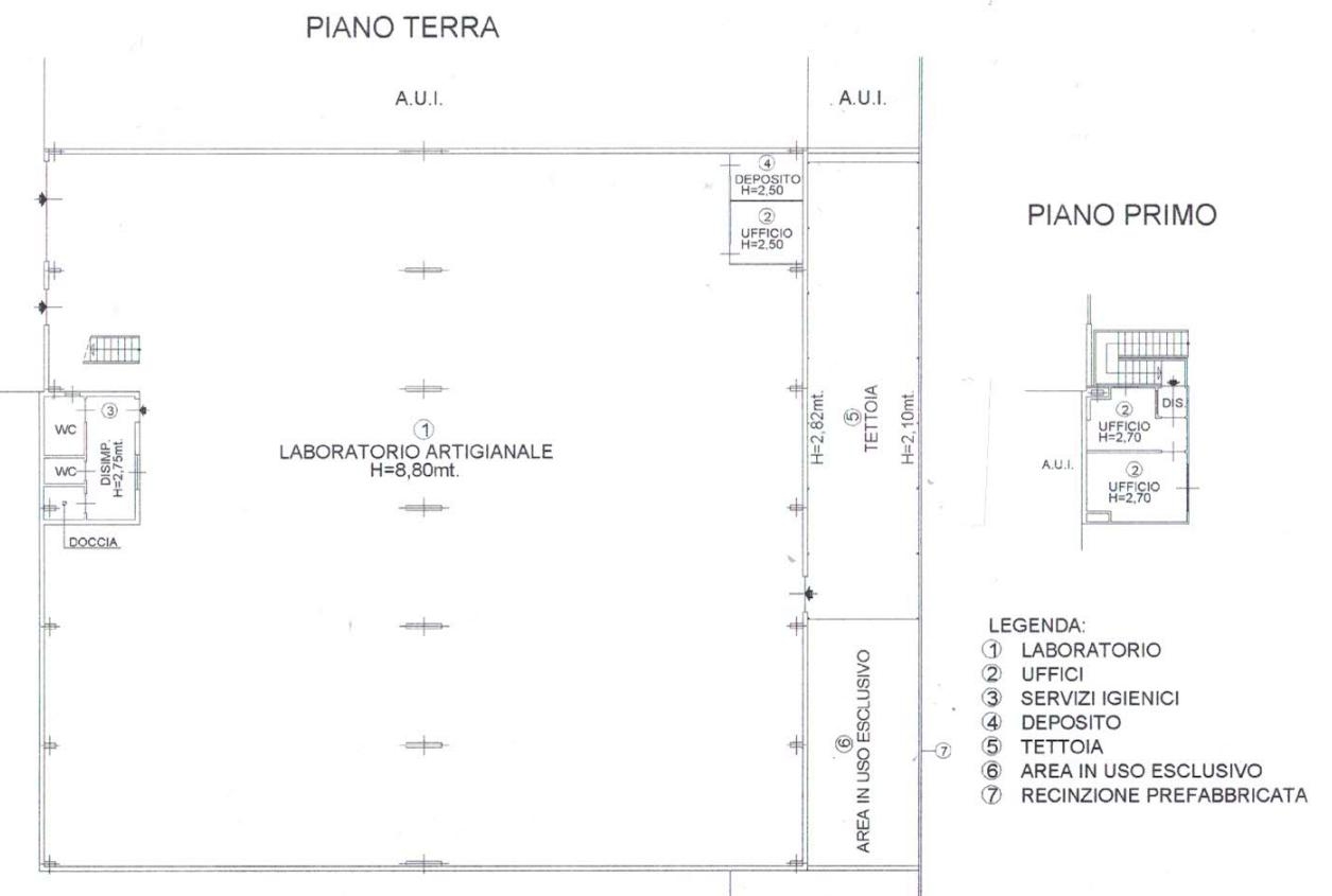 Capannone in Via dell'Acqua, Uboldo, {3} - Planimetria 1