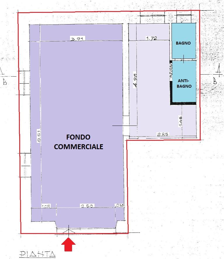 Locale commerciale in , Lucca, {3} - Planimetria 1