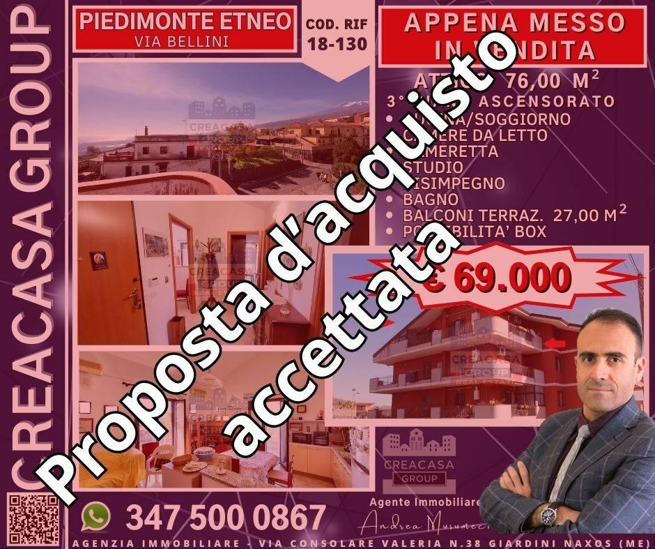 Attico in vendita a Piedimonte Etneo