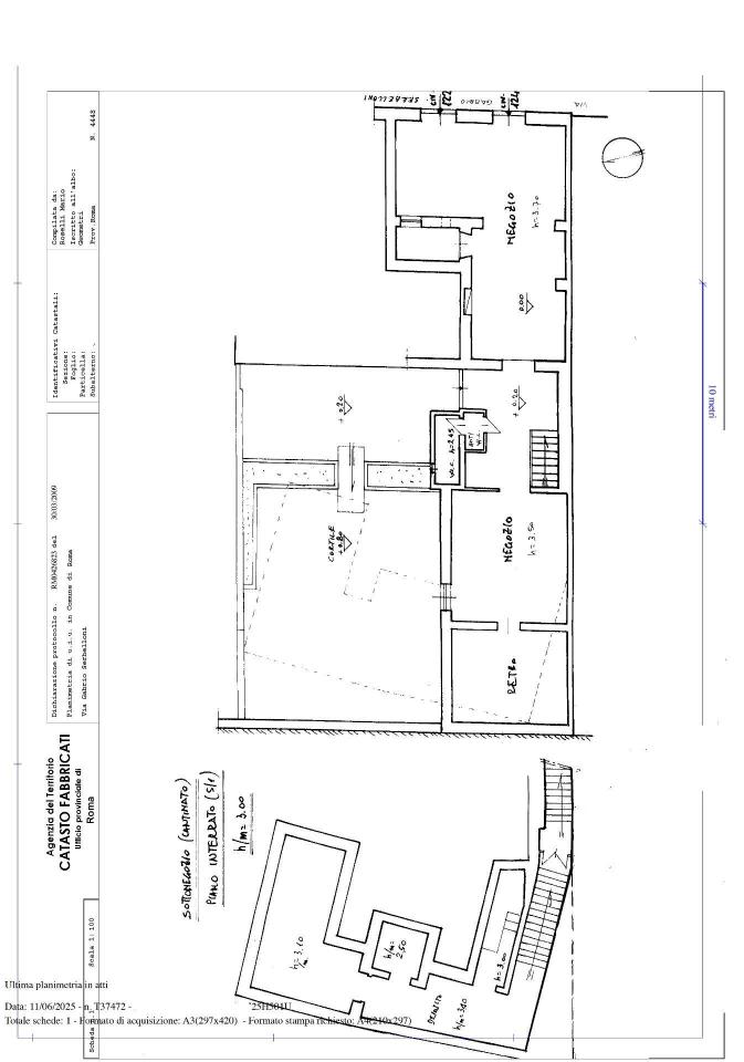 Negozio in Via Gabrio Serbelloni 122, Roma, {3} - Planimetria 1