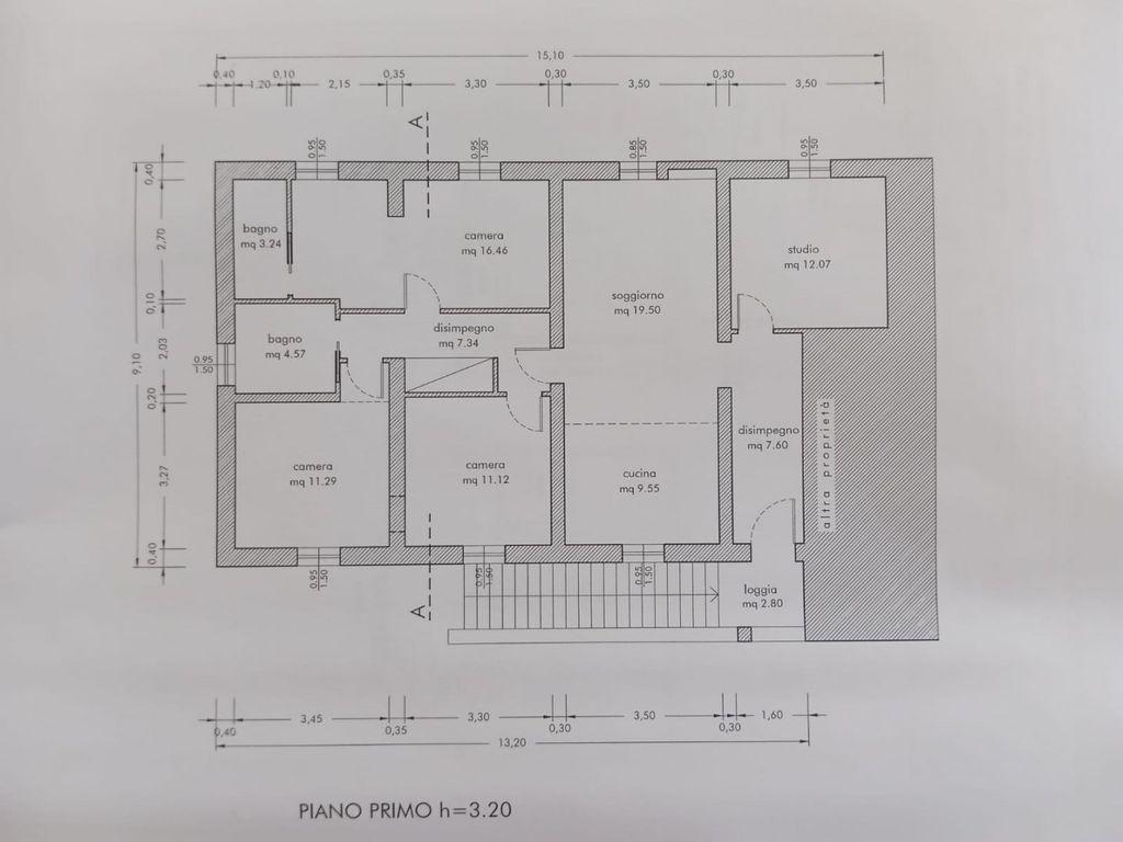 Podere - Tenuta in , Cortona, {3} - Planimetria 1