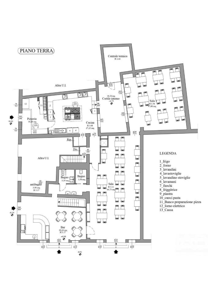 Esercizio commerciale in Via Fornasini 25, Medicina, {3} - Planimetria 1
