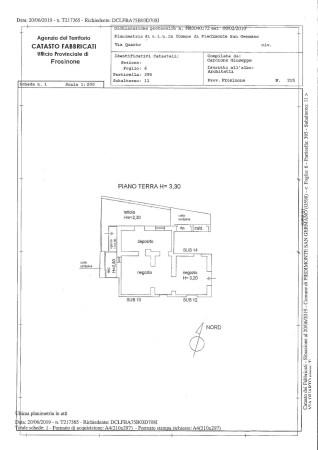 Negozio in Via Quarto, Piedimonte San Germano, {3} - Planimetria 1