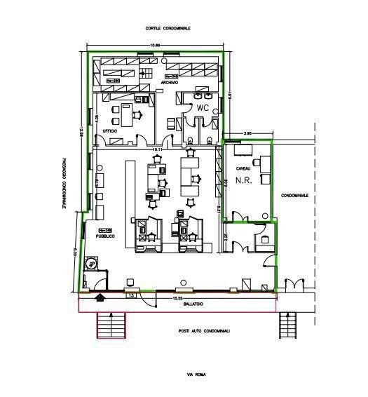 Esercizio commerciale in Via Roma , Roccaforte Mondovi', {3} - Planimetria 1