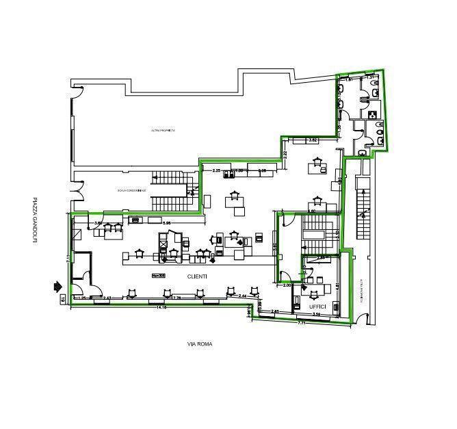 Esercizio commerciale in Piazza Gandolfi , Ceva, {3} - Planimetria 1