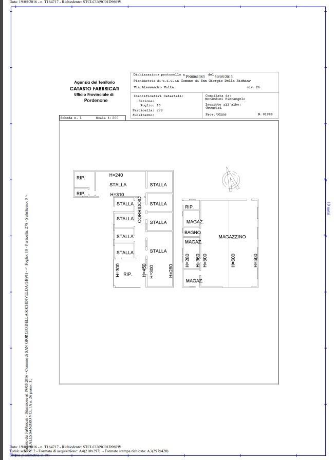 Magazzino in , San Giorgio Della Richinvelda, {3} - Planimetria 1