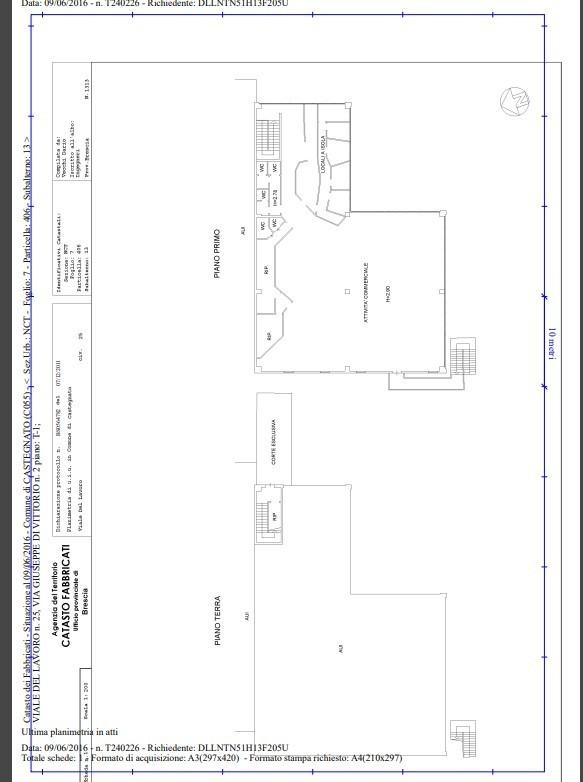 Locale commerciale in , Castegnato, {3} - Planimetria 1