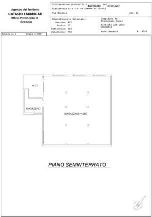 Capannone in , Chiari, {3} - Planimetria 1
