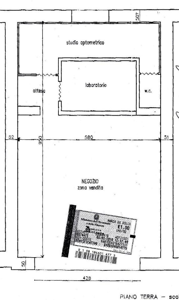 Locale commerciale in Via Appia 6, Imola, {3} - Planimetria 1
