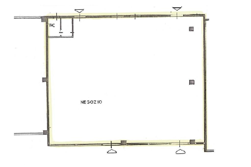 Negozio in Via Roma 46, Bernareggio, {3} - Planimetria 1