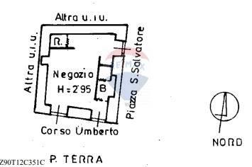 Negozio in Corso Umberto 1 36, Chiaramonte Gulfi, {3} - Planimetria 1