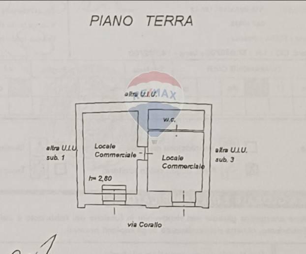 Negozio in Via Corallo 17, Chiaramonte Gulfi, {3} - Planimetria 1