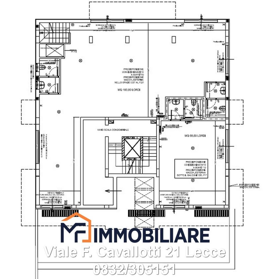 Negozio in Via Gino De Sanctis  N.252, Lecce, {3} - Planimetria 1