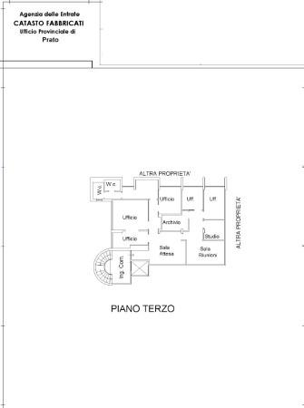 Ufficio in Via Alfonso Torelli, Prato, {3} - Planimetria 1