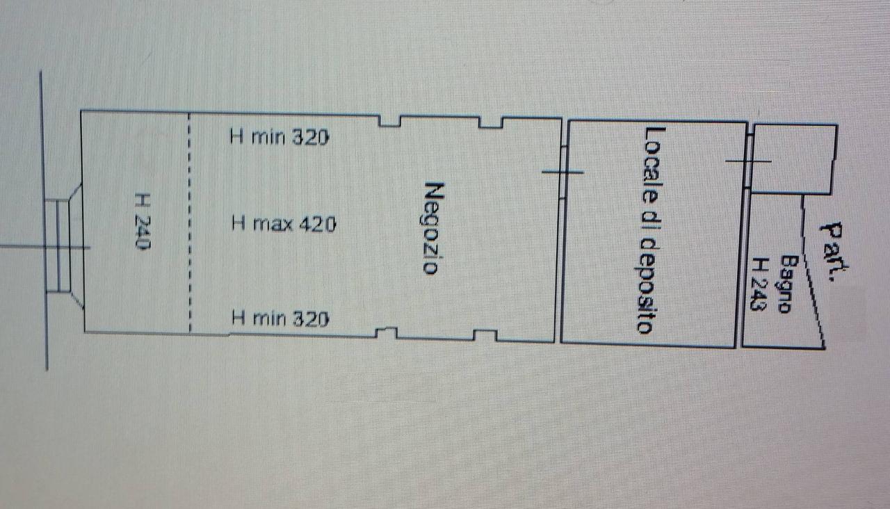 Esercizio commerciale in Lungarno Bruno Buozzi, Pisa, {3} - Planimetria 1