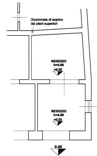 Esercizio commerciale in Via Borgo Stretto, Pisa, {3} - Planimetria 1