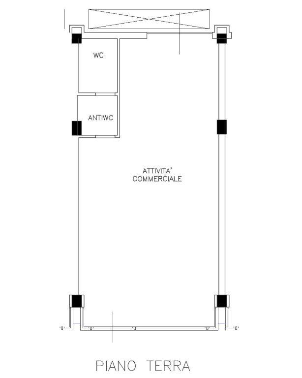 Esercizio commerciale in Via di Gello, Pisa, {3} - Planimetria 1