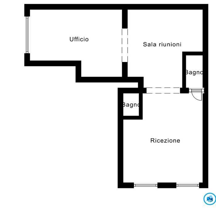 Negozio in Via Leonardo Leo 57, Olbia, {3} - Planimetria 1