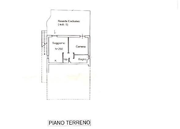 Bilocale in vendita, Monteroni d'Arbia - Planimetria 1