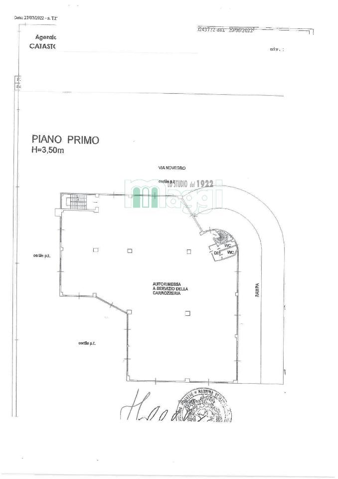Laboratorio in Via Novegro, Segrate, {3} - Planimetria 1