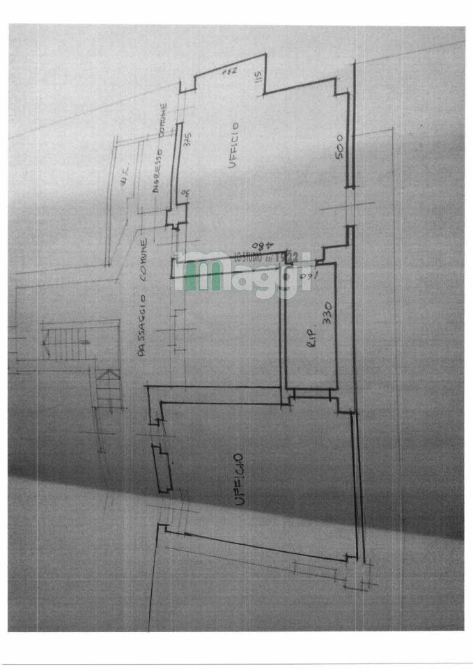 Ufficio in Via Fieno, Milano, {3} - Planimetria 1