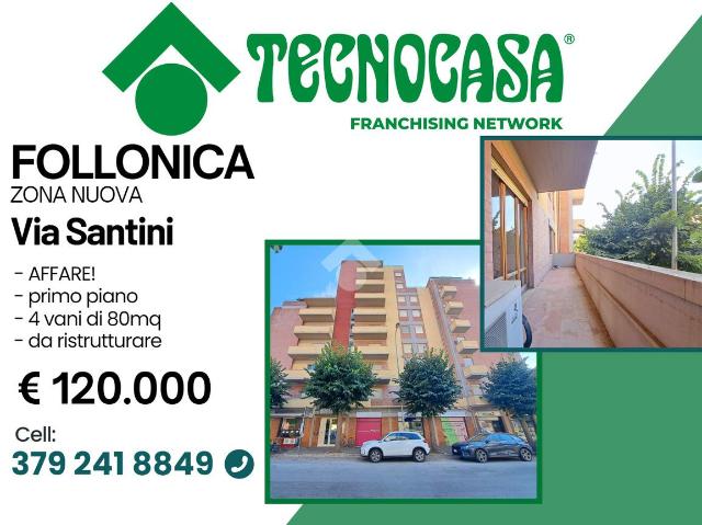 Vierzimmerwohnung in Via Santini, Follonica - Foto 1