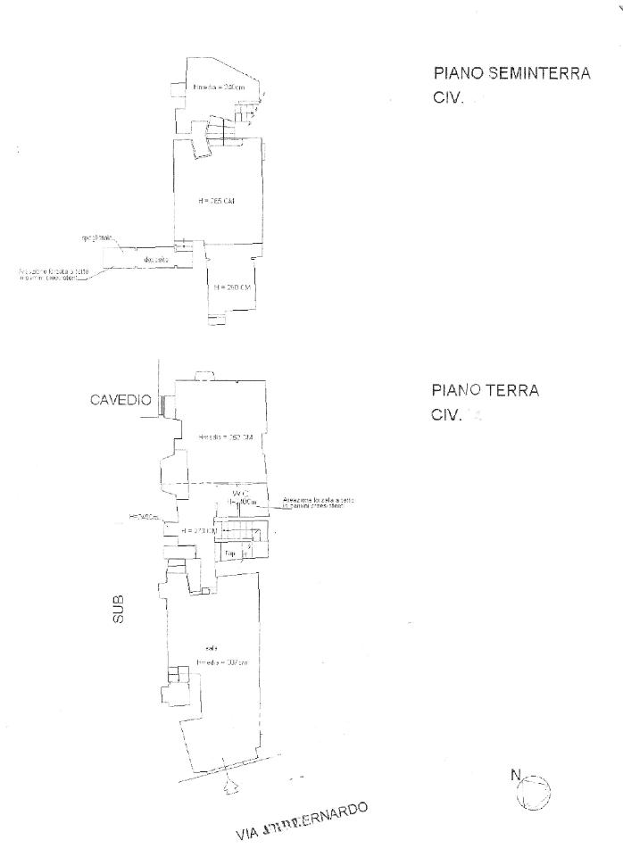 Palazzina commerciale in Via di San Bernardo, Genova, {3} - Planimetria 1