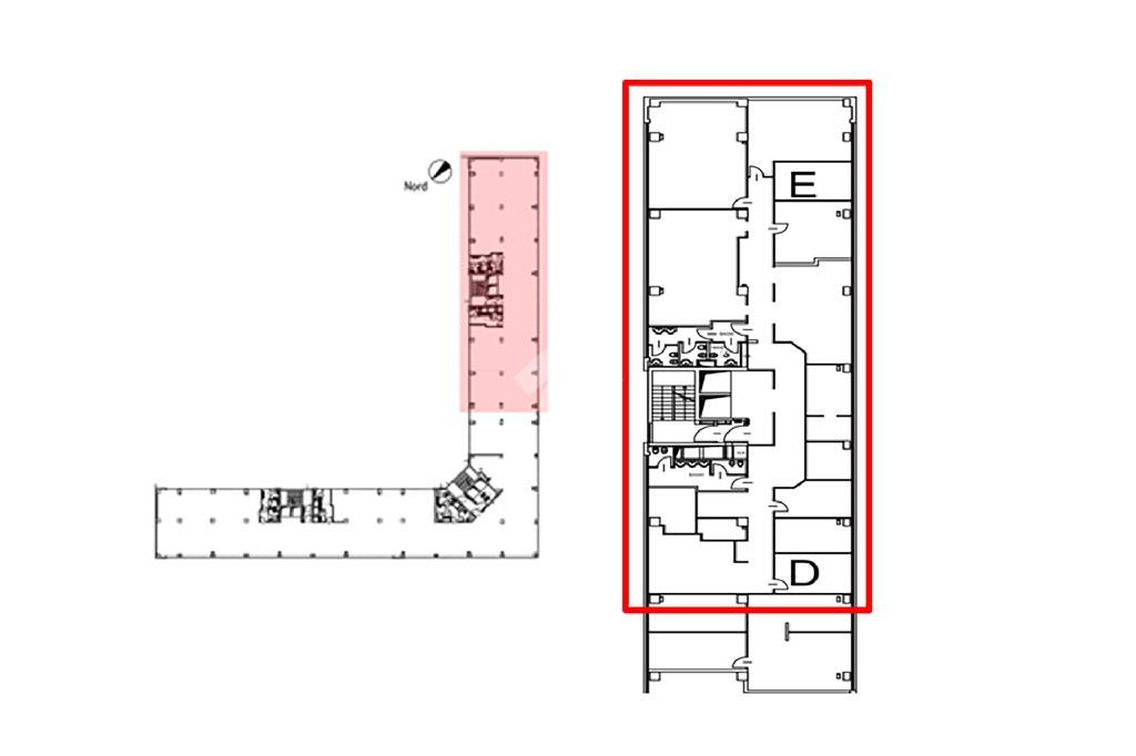 Ufficio in Viale Italia 555, Sesto San Giovanni, {3} - Planimetria 1