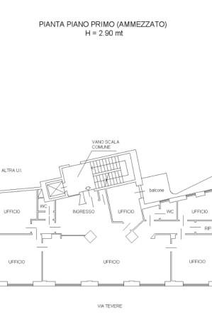 Ufficio in Largo 2 Giugno 6, Siracusa, {3} - Planimetria 1