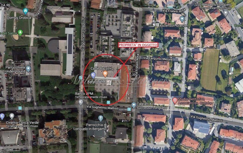 Ufficio in Via Mattioli, Bergamo, {3} - Planimetria 1