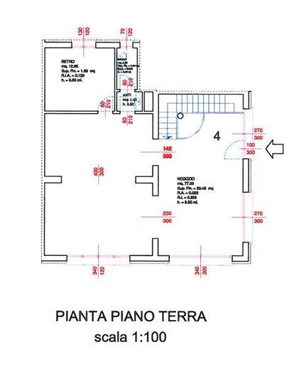 Negozio in , Forli', {3} - Planimetria 1