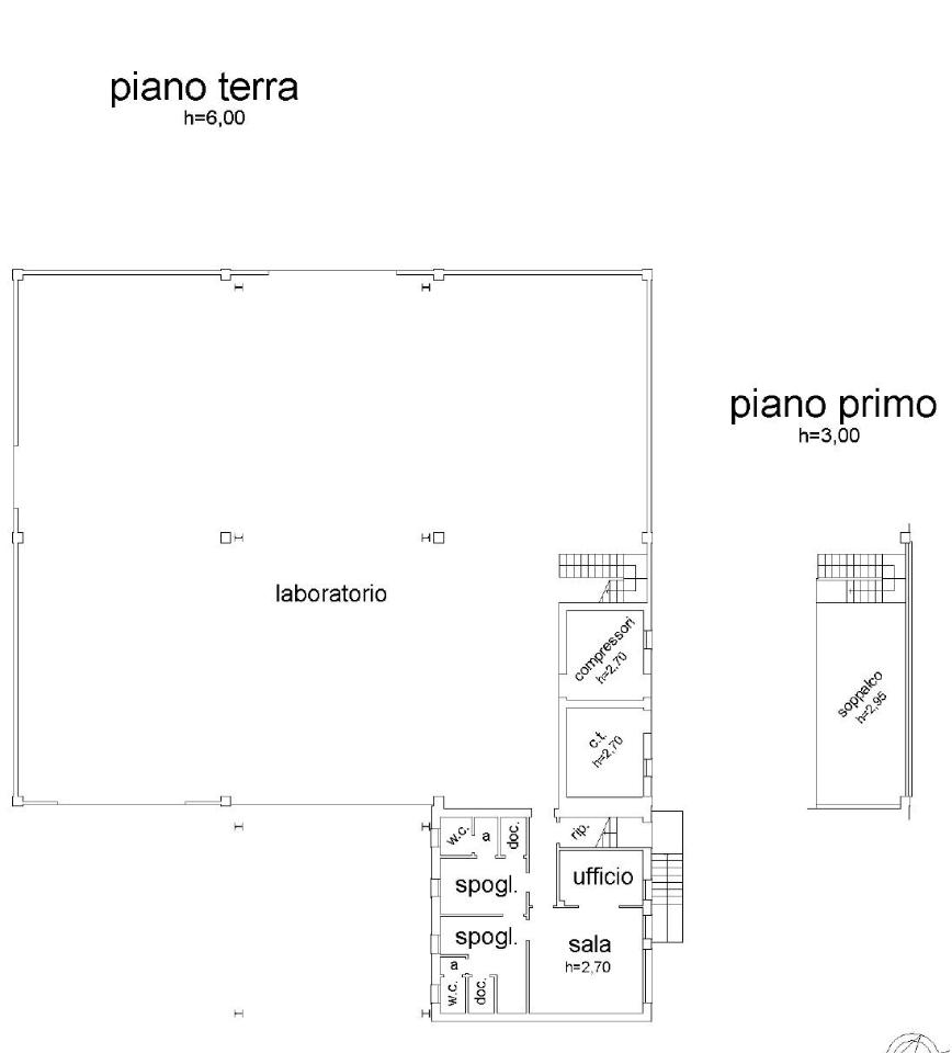 Capannone in , Dovadola, {3} - Planimetria 1