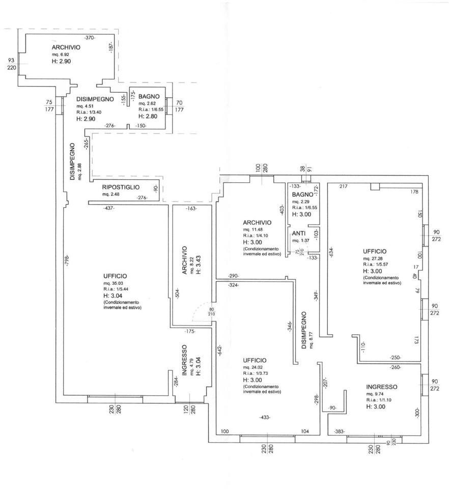 Ufficio in , Forli', {3} - Planimetria 1