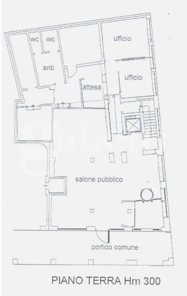 Ufficio in Piazza della Vittoria 13, Treviso, {3} - Planimetria 1