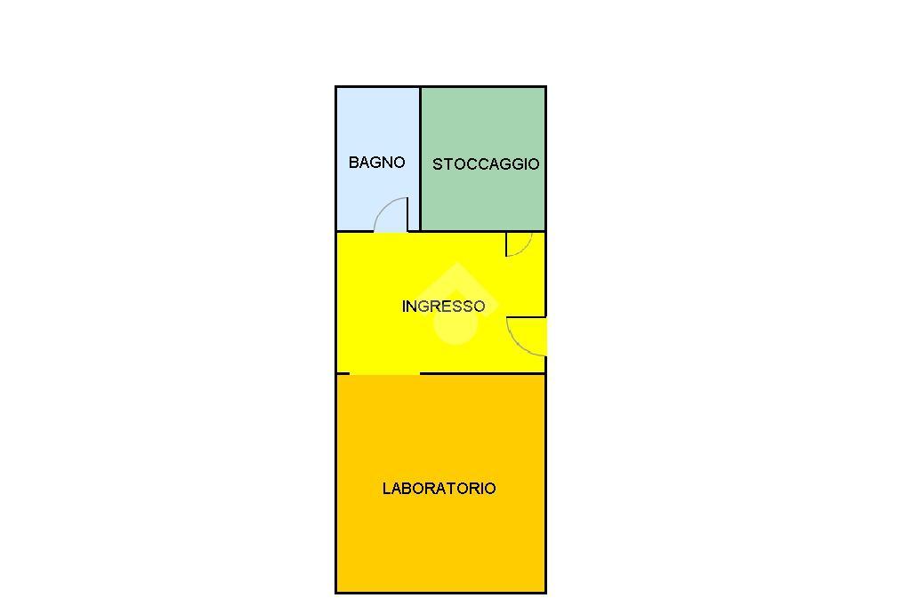 Laboratorio in Via Galileo Ferraris 2, Livorno Ferraris, {3} - Planimetria 1