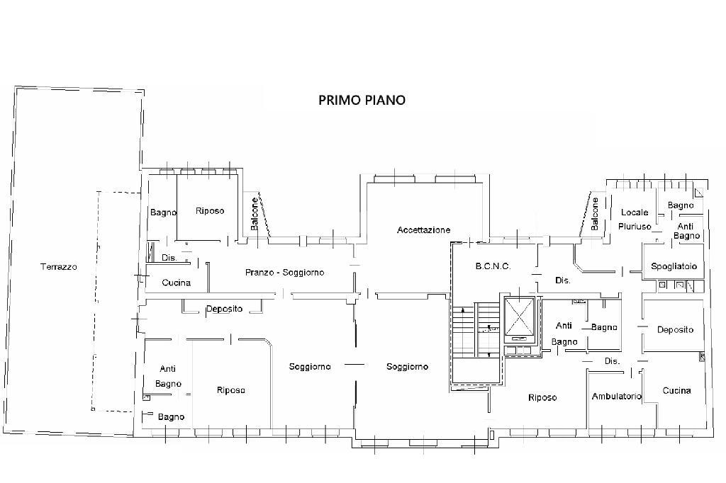 Palazzina commerciale in Via Tarachia Giordano 5, Livorno Ferraris, {3} - Planimetria 1