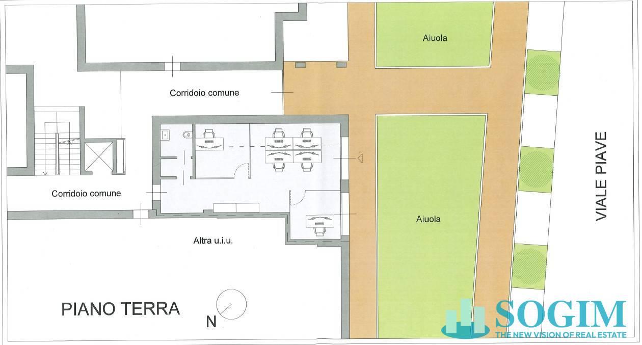 Negozio in Via Piave 25, Mariano Comense, {3} - Planimetria 1