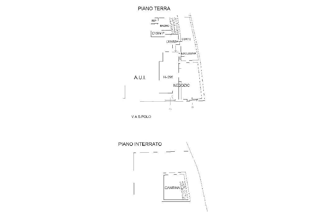 Negozio in Via S. Polo 202, Brescia, {3} - Planimetria 1