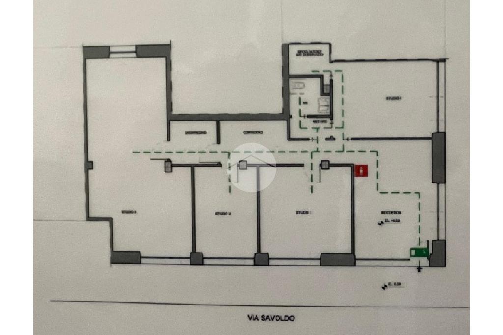 Negozio in Via Gerolamo Savoldo 4, Brescia, {3} - Planimetria 1