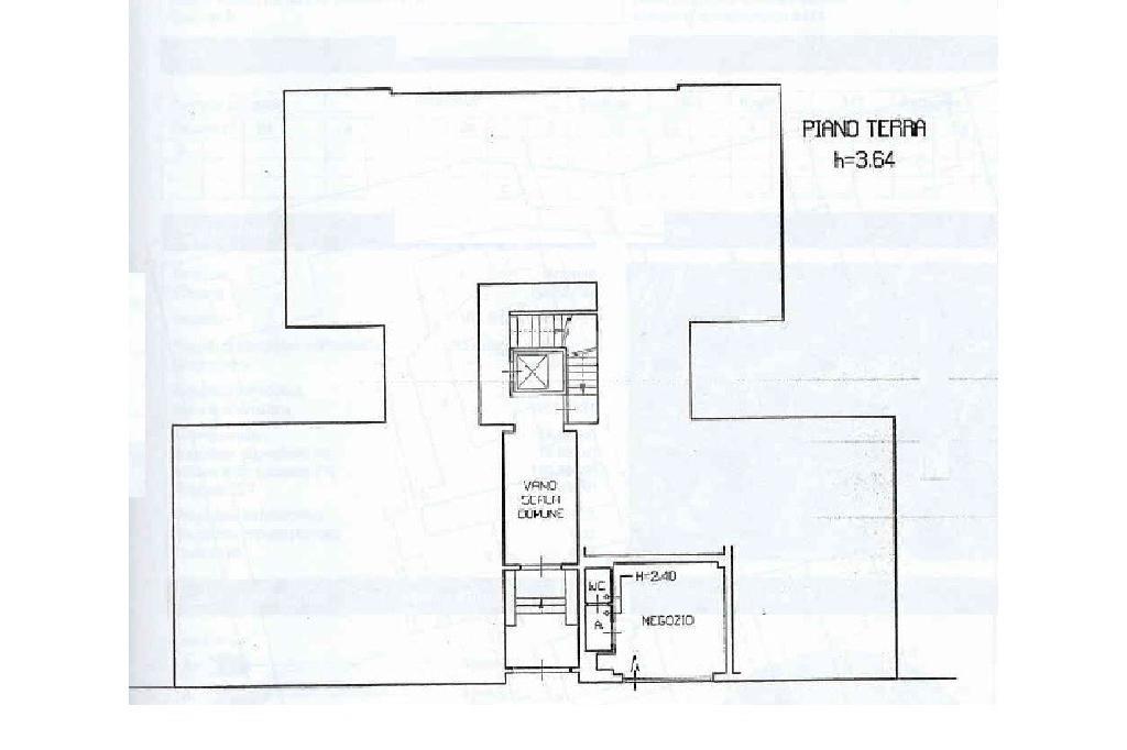 Negozio in Via Solferino, Brescia, {3} - Planimetria 1